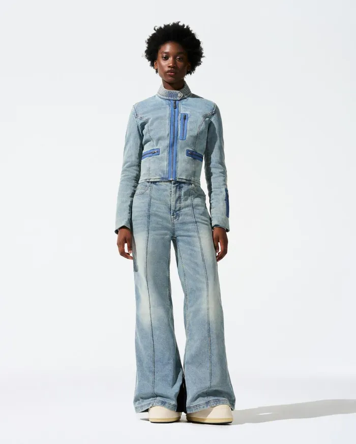 Perfect Moment Jumpsuits Zaza Denim Jumpsuit Light Denim 8211 Women