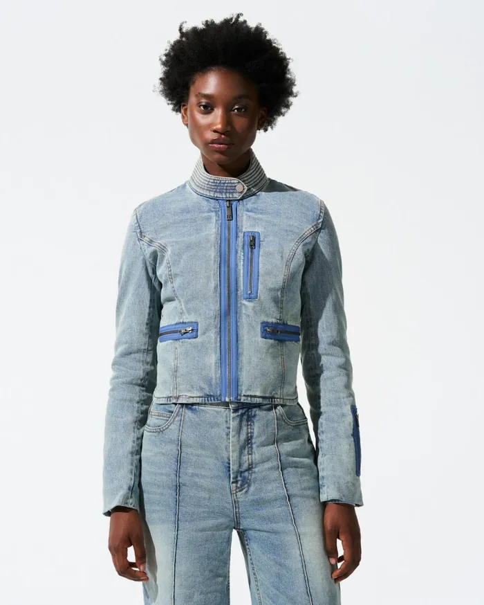 Perfect Moment Jumpsuits Zaza Denim Jumpsuit Light Denim 8211 Women