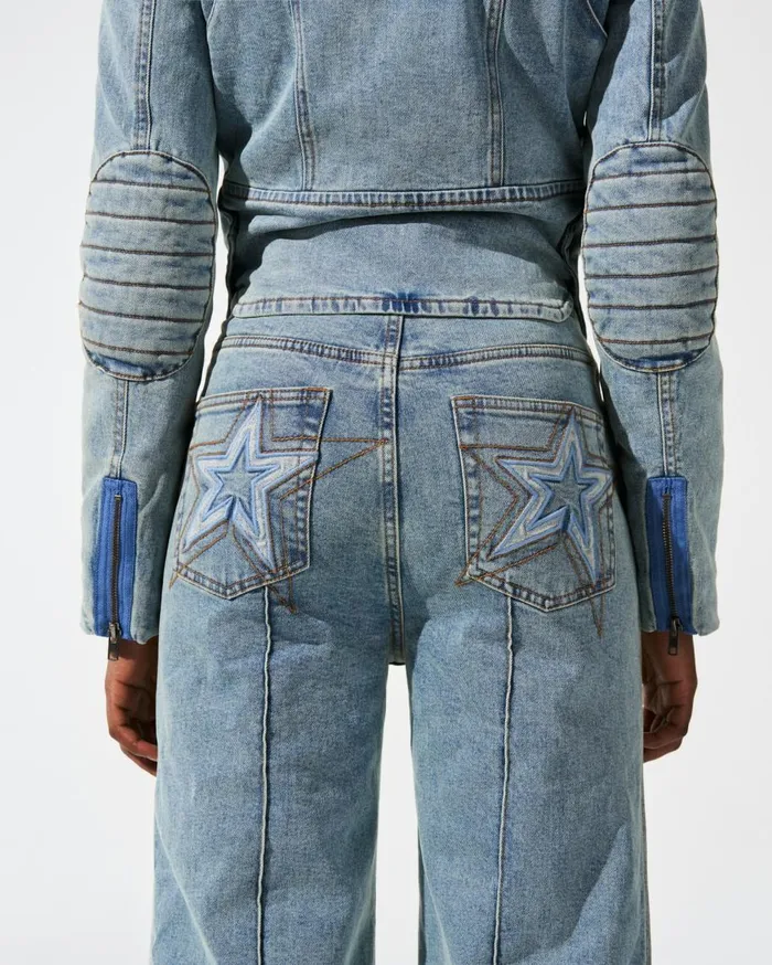 Perfect Moment Jumpsuits Zaza Denim Jumpsuit Light Denim 8211 Women