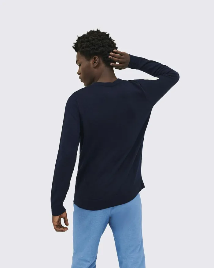 Perfect Moment Knitwear Piste Merino Wool Sweater Navy 8211 Men