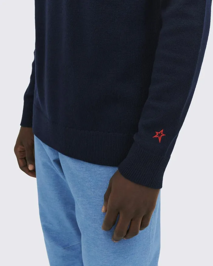 Perfect Moment Knitwear Piste Merino Wool Sweater Navy 8211 Men