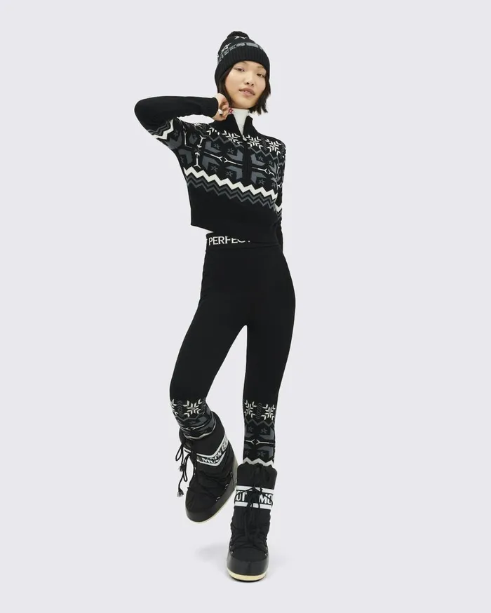 Perfect Moment Tops Nordic Merino Wool Legging Black 8211 Women