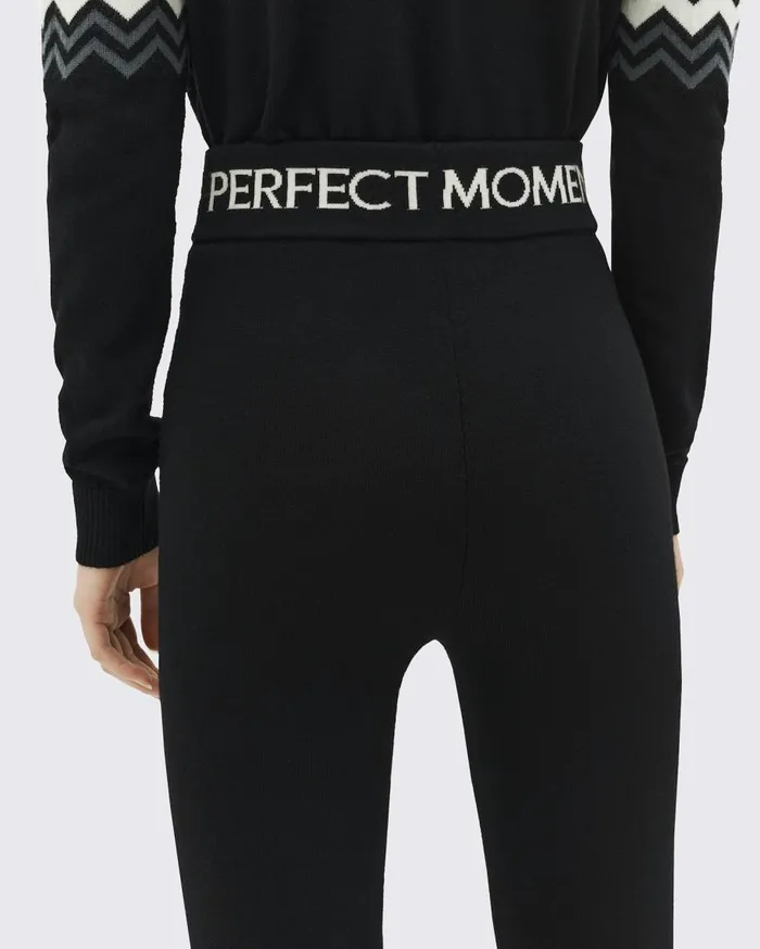 Perfect Moment Tops Nordic Merino Wool Legging Black 8211 Women