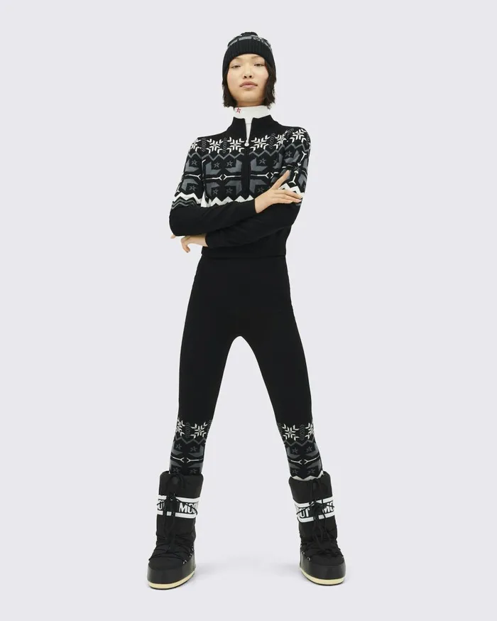 Perfect Moment Tops Nordic Merino Wool Legging Black 8211 Women