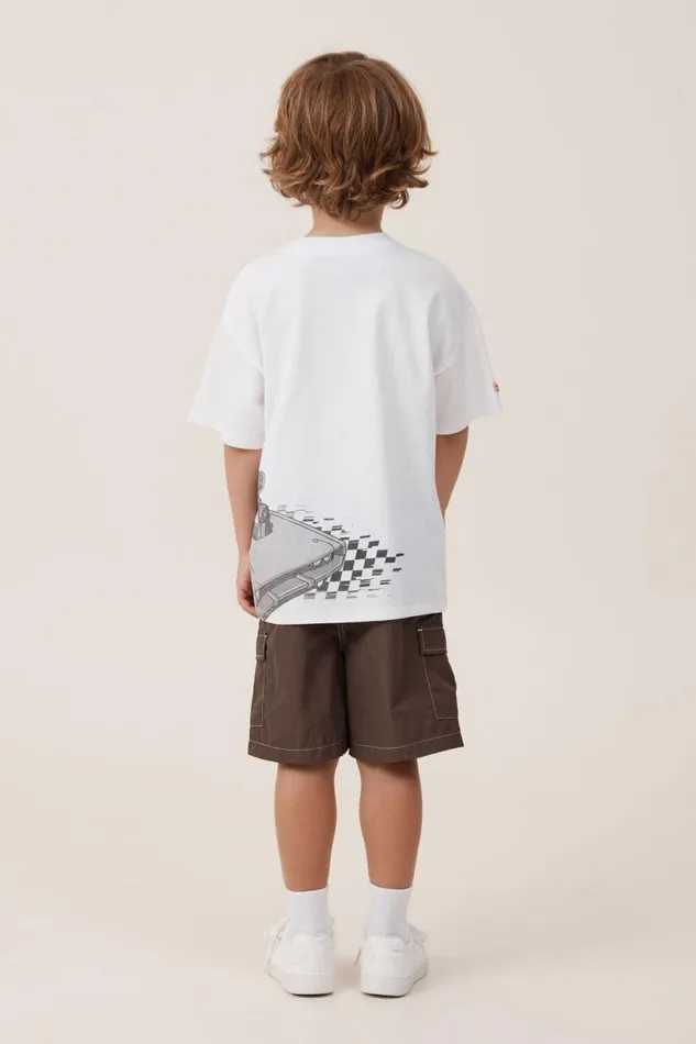 Pete Parachute Cargo Short Hot Choccy Boys Cotton On Shorts
