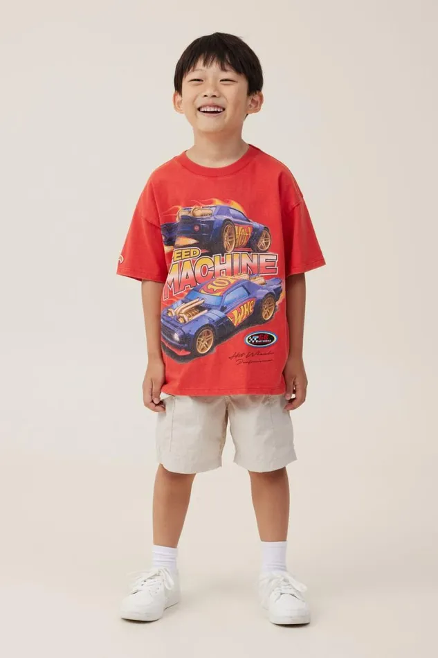 Pete Parachute Cargo Short Rainy Day Boys Cotton On Shorts