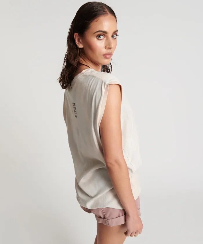 PINK LOVE STAINED TANK Women One Teaspoon Tees and Tanks