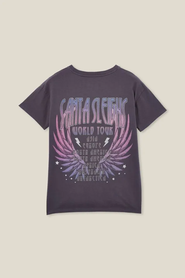Pippy Short Sleeve Tee Rabbit Greysanta Sleighs GirlsBoys Cotton On Tops and TShirts Pippy Short Sleeve Tee Rabbit Greysanta Sleighs GirlsBoys Cotton On Tops and TShirts