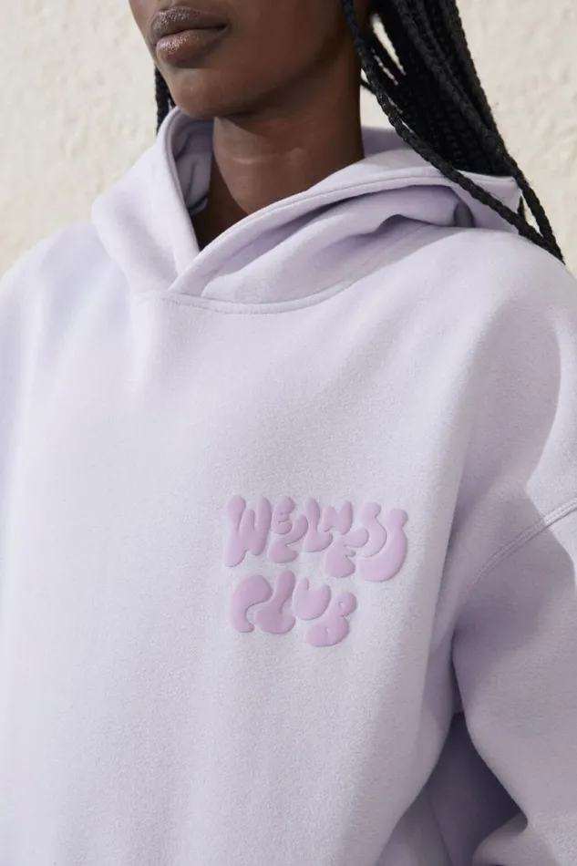 Plush Premium Graphic Hoodie Lilac Lightbhwc Wellness Club Women Cotton On Sweats and Hoodies Plush Premium Graphic Hoodie Lilac Lightbhwc Wellness Club Women Cotton On Sweats and Hoodies