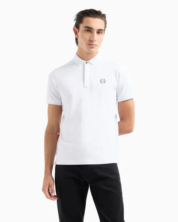 Polo Shirts White Men Armani Polo Shirts