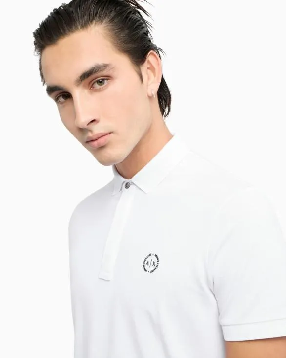 Polo Shirts White Men Armani Polo Shirts