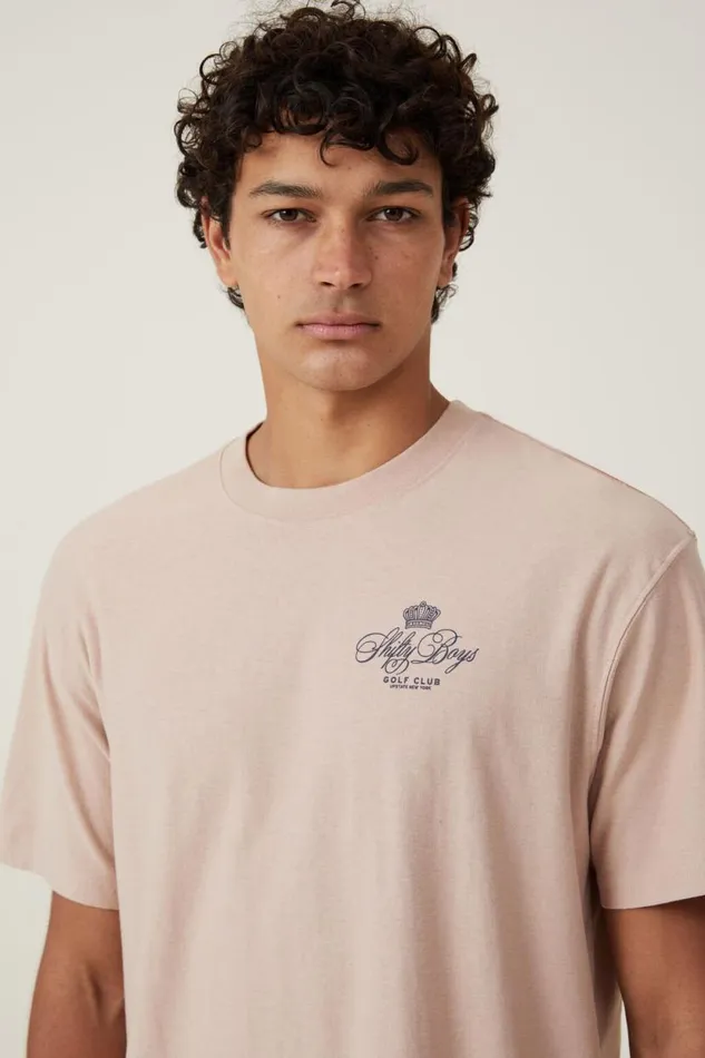 Premium Loose Fit Art TShirt Dusty Blossom Shifty Boys Golf Club Men Cotton On Graphic TShirts Premium Loose Fit Art TShirt Dusty Blossom Shifty Boys Golf Club Men Cotton On Graphic TShirts