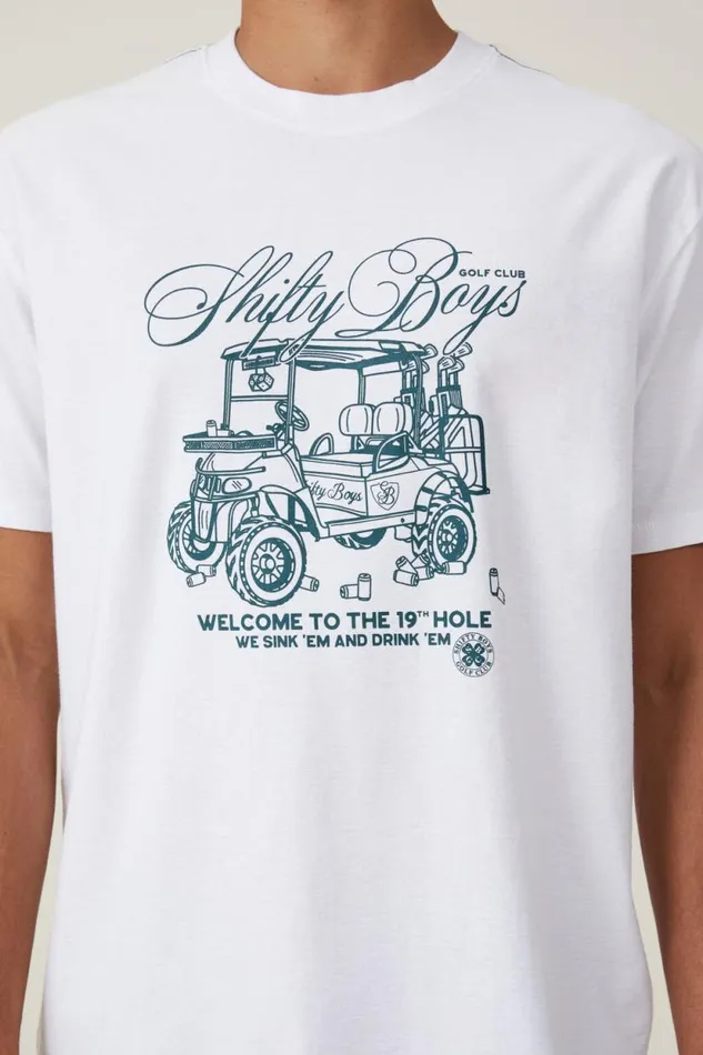 Premium Loose Fit Art TShirt White Sb Golf Cart Men Cotton On Tees and Tanks Premium Loose Fit Art TShirt White Sb Golf Cart Men Cotton On Tees and Tanks