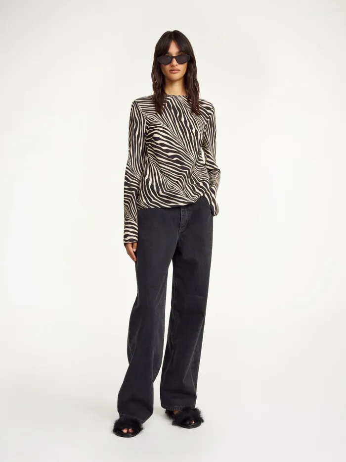 Pricilla Top Zebra Women By Malene Birger Tops and Blouses
