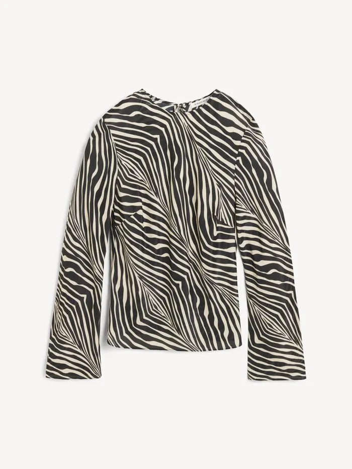 Pricilla Top Zebra Women By Malene Birger Tops and Blouses