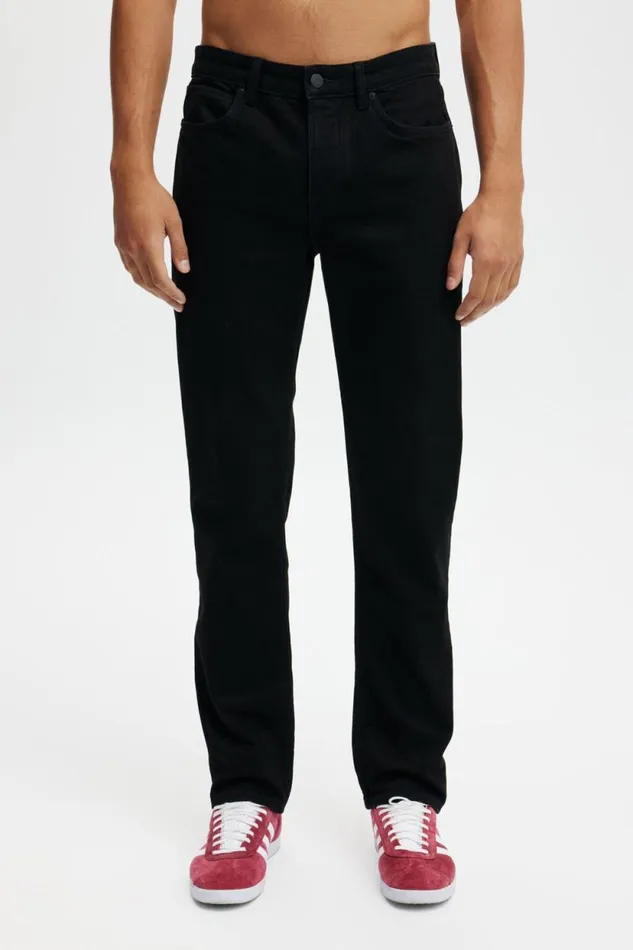 Regular Straight Jean Pitch Black Men Cotton On Pants Regular Straight Jean Pitch Black Men Cotton On Pants