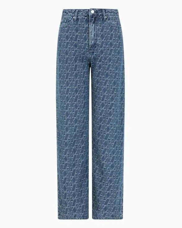 Relaxed Jeans Blue Women Armani Matching Sets