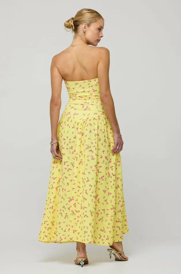RESA Mackenzie Dress In Honey Women Midi Dress