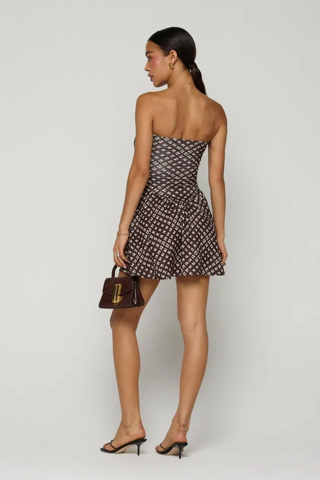 RESA Makie Mini In Mocha Women Mini Dresses