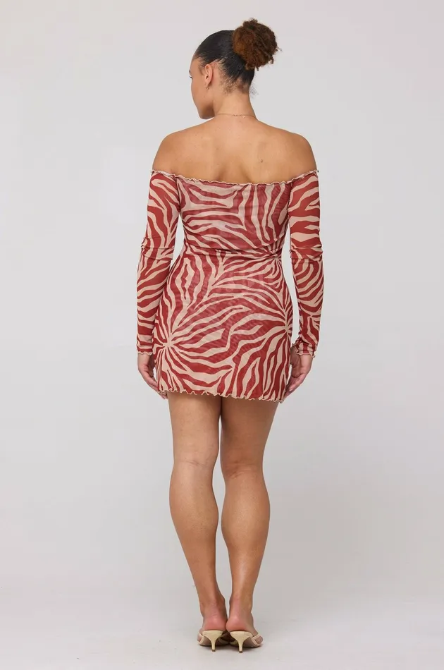 RESA Michelle Mini In Auburn Women Mini Dresses