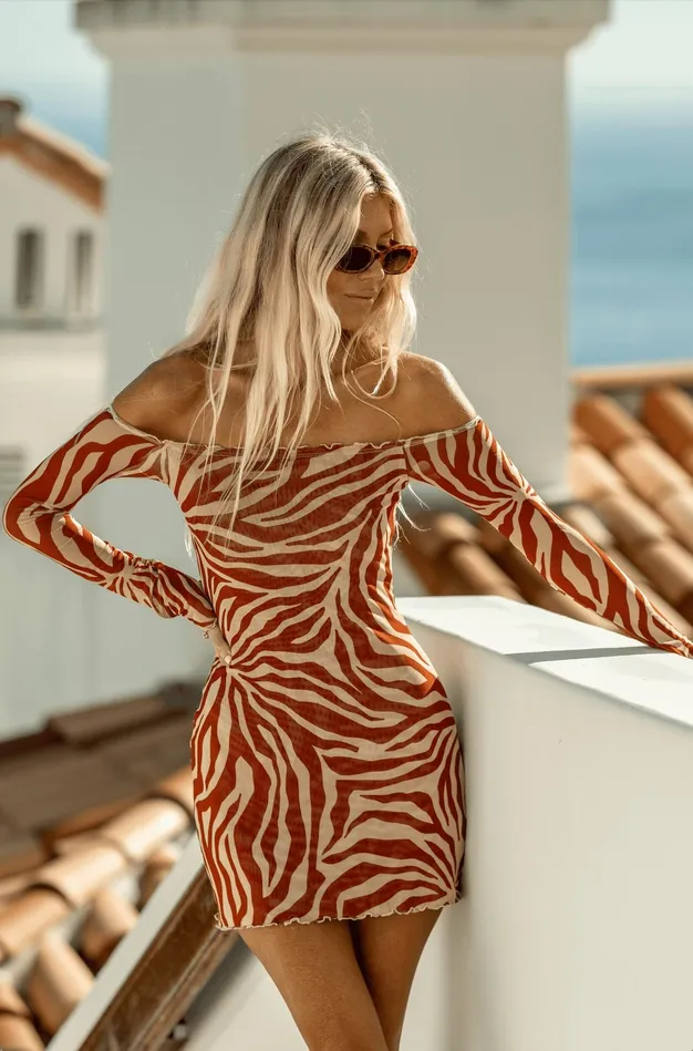RESA Michelle Mini In Auburn Women Mini Dresses