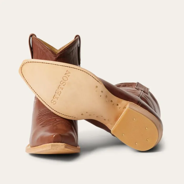 Riley Shorty Boots Brown Women Stetson Shorties