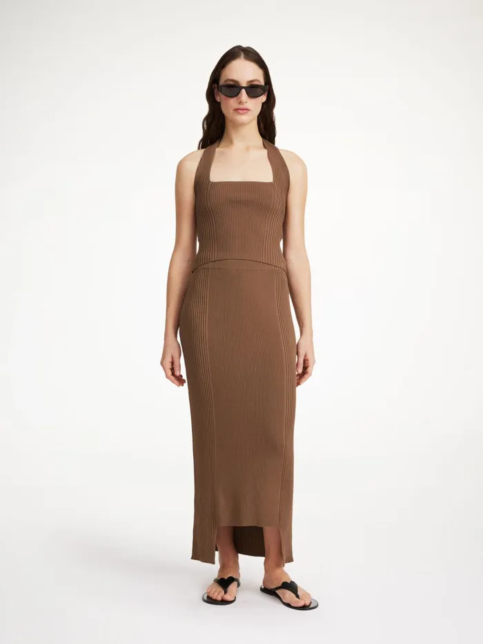 Ronda Top Shitake Women By Malene Birger Knitwear