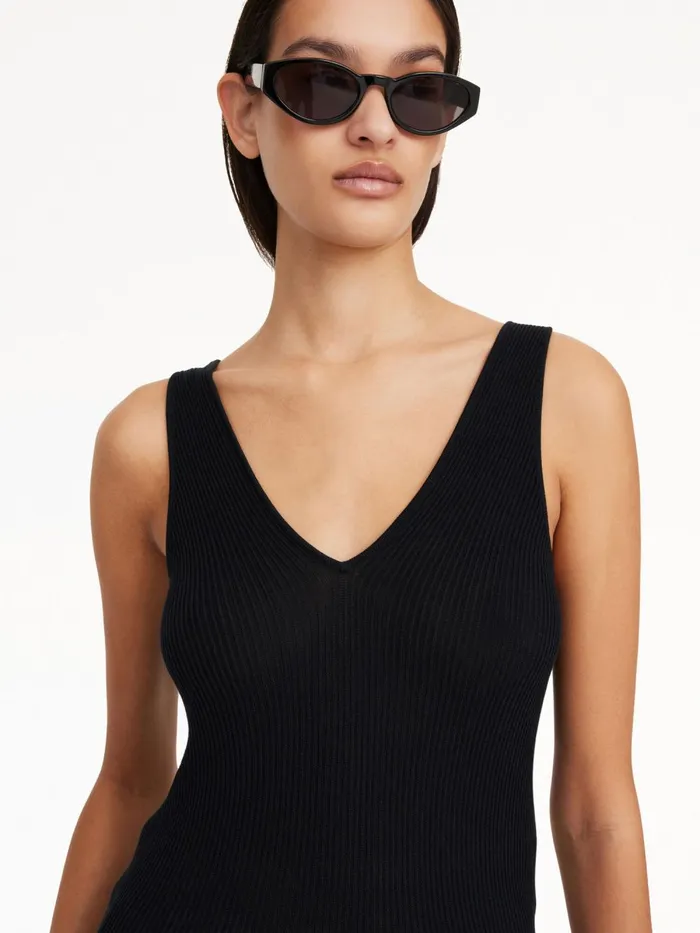 Rory Tank Top Black Women By Malene Birger Knitwear