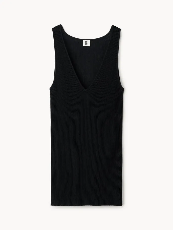 Rory Tank Top Black Women By Malene Birger Knitwear