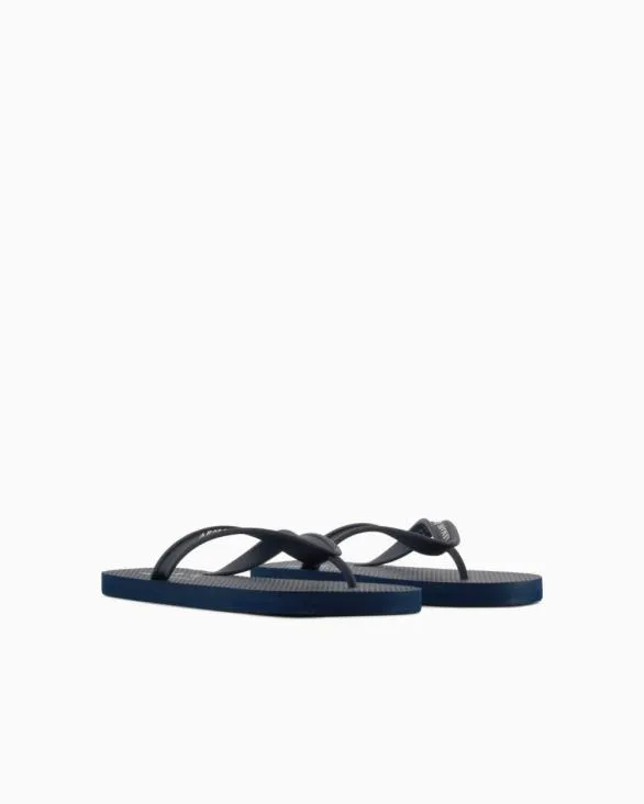 Rubber Flip Flops Navyblue Men Armani Sandals Rubber Flip Flops Navyblue Men Armani Sandals