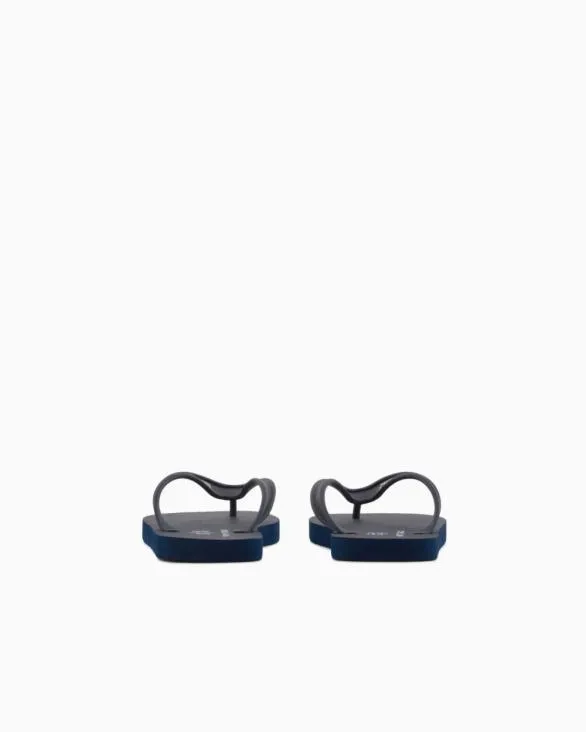 Rubber Flip Flops Navyblue Men Armani Sandals Rubber Flip Flops Navyblue Men Armani Sandals