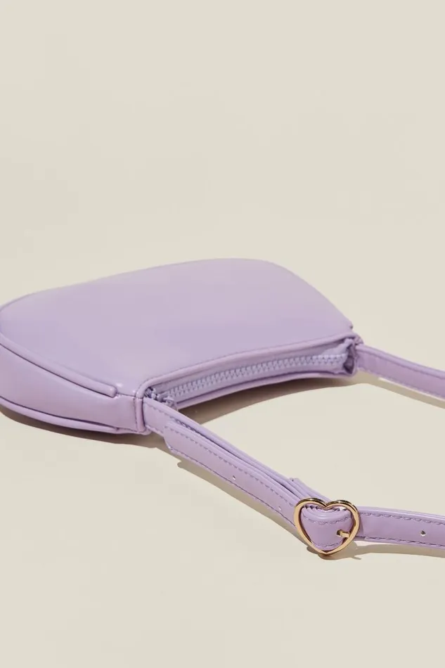 Sadie Saddle Bag Lilac Dropheart Girls Cotton On Bags and Backpacks
