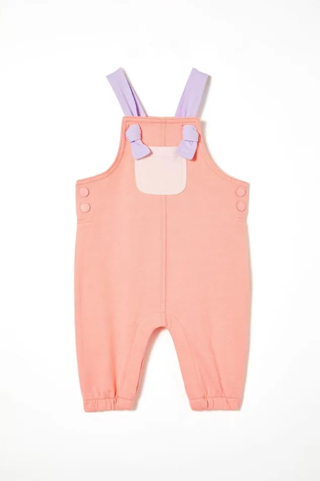 Sam Overall Coral Dreamscolourblock Baby Cotton On Dresses and All In Ones