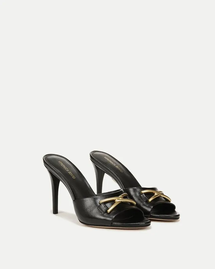 Sandals Shop Veronica Beard Mirren OpenToe Mule Black