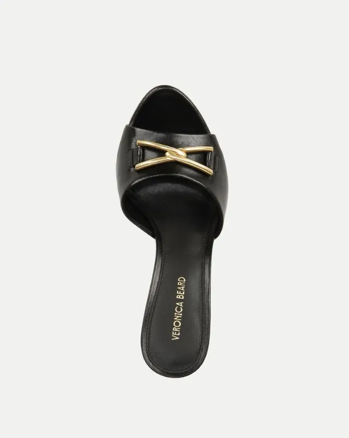 Sandals Shop Veronica Beard Mirren OpenToe Mule Black