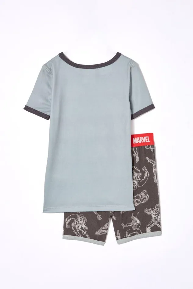 Sawyer Super Soft Short Sleeve Pyjama Set License Lcn Mar Winter Grey Iron Man and Spiderman Bff GirlsBoys Cotton On Sleepwear Sawyer Super Soft Short Sleeve Pyjama Set License Lcn Mar Winter Grey Iron Man and Spiderman Bff GirlsBoys Cotton On Sleepwear