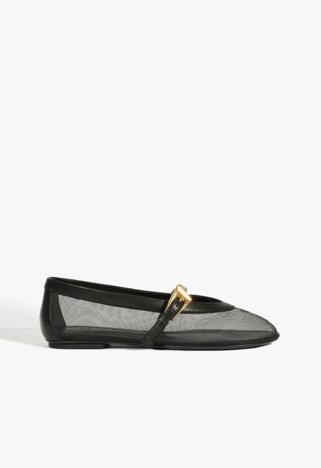 Schutz Shoes Ballerinas Sylvie Ballet Flat Black 8211 Women