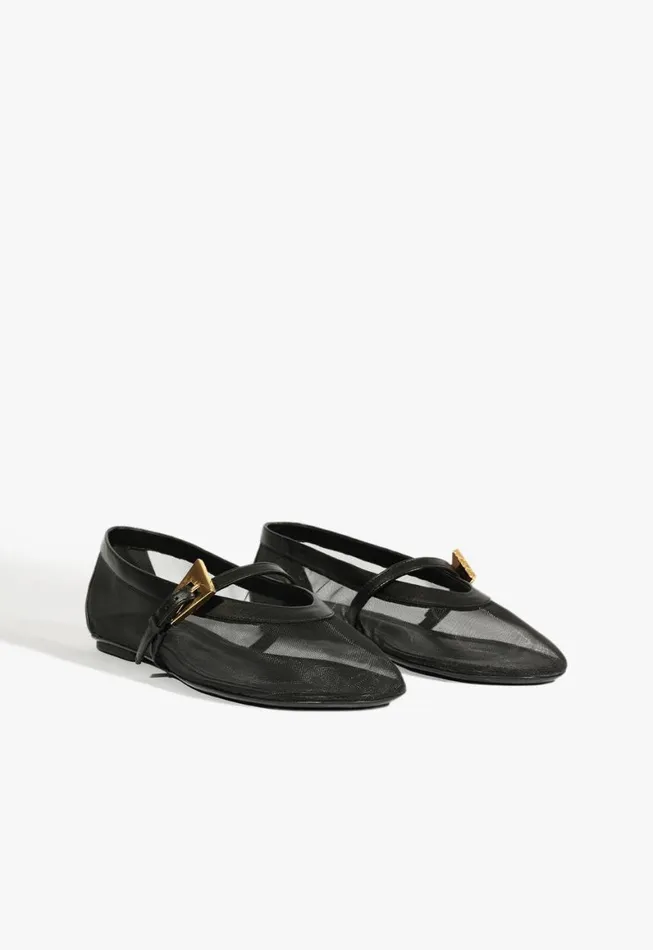 Schutz Shoes Ballerinas Sylvie Ballet Flat Black 8211 Women