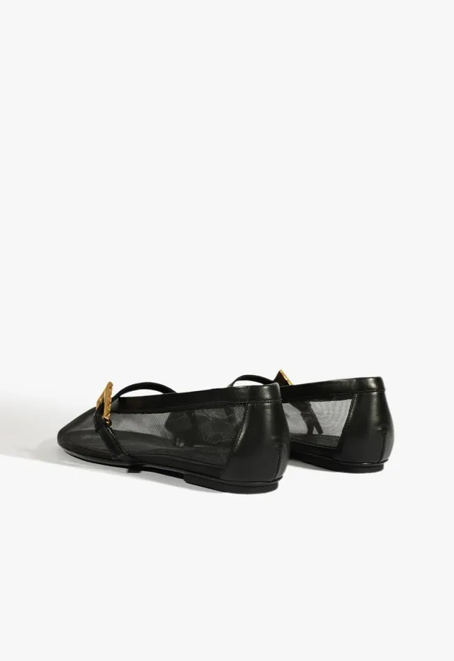 Schutz Shoes Ballerinas Sylvie Ballet Flat Black 8211 Women