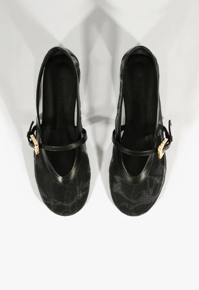Schutz Shoes Ballerinas Sylvie Ballet Flat Black 8211 Women