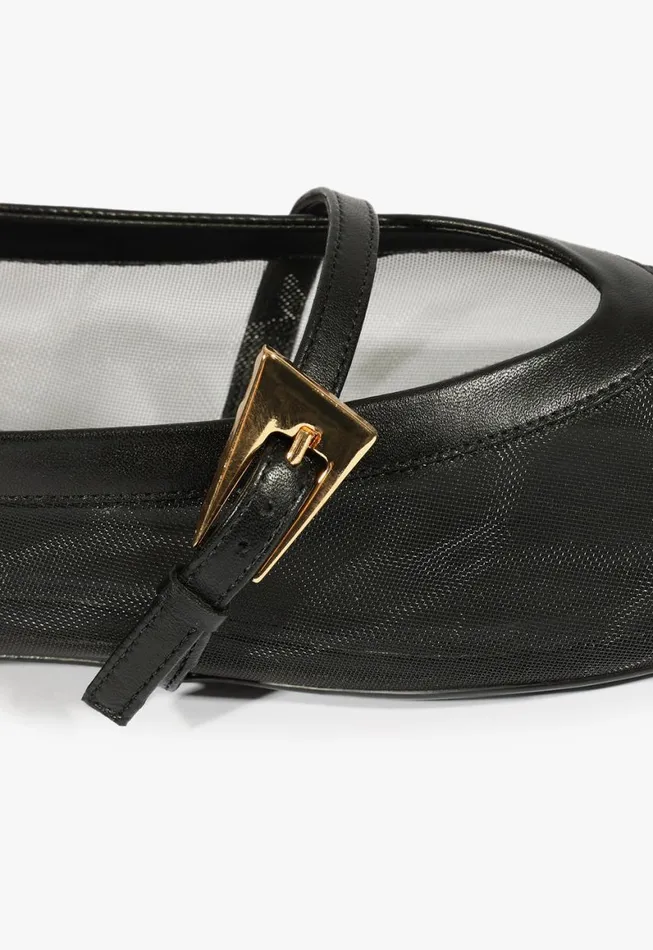 Schutz Shoes Ballerinas Sylvie Ballet Flat Black 8211 Women