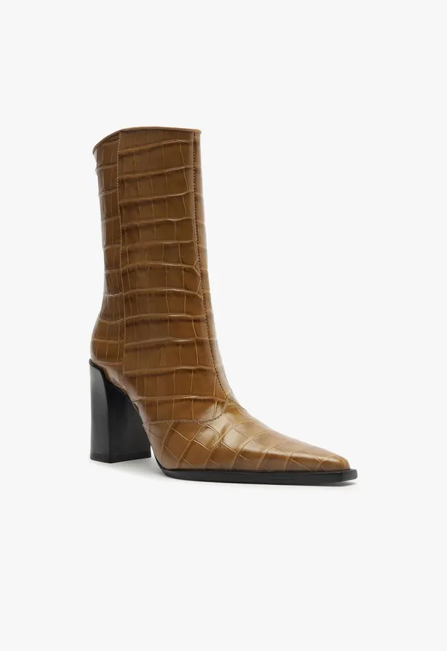 Schutz Shoes Booties Raffaela Bootie Green 8211 Women