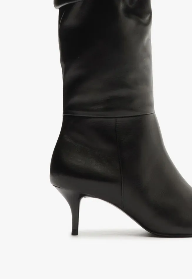 Schutz Shoes Boots Ashlee Mid Boot Black 8211 Women