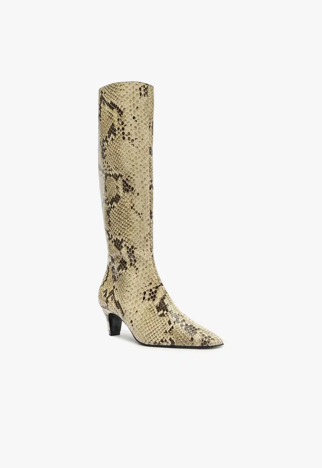 Schutz Shoes Boots Dellia Up Boot Animal Print 8211 Women
