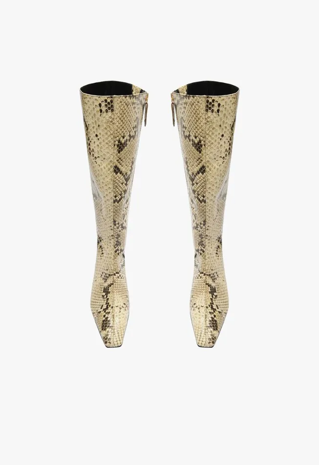 Schutz Shoes Boots Dellia Up Boot Animal Print 8211 Women