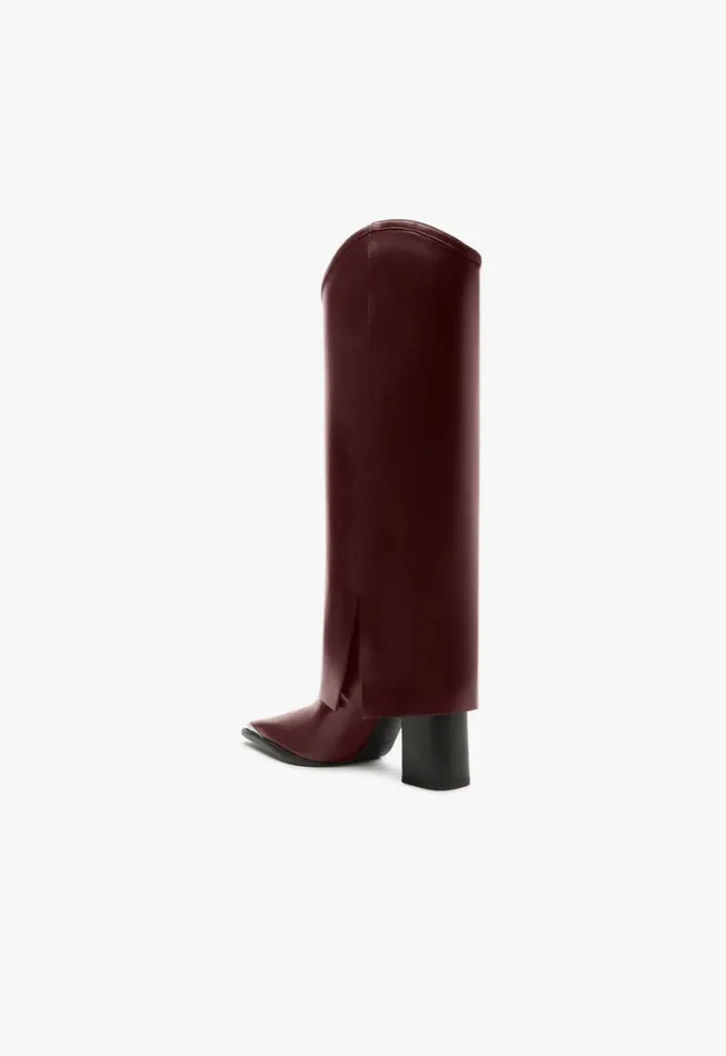 Schutz Shoes Boots Raffaela Cloak Eyelets Boot Brown 8211 Women