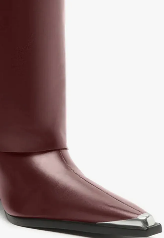 Schutz Shoes Boots Raffaela Cloak Eyelets Boot Brown 8211 Women
