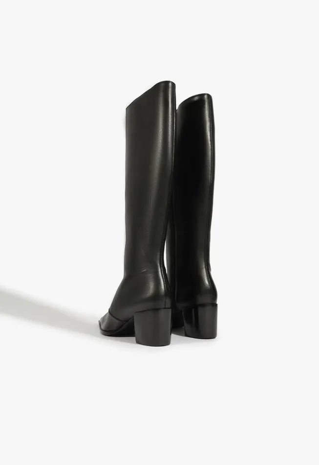Schutz Shoes Boots Raffaela Up Mid Boot Black 8211 Women