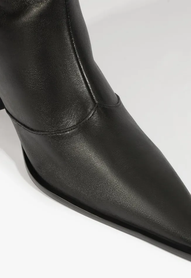 Schutz Shoes Boots Raffaela Up Mid Boot Black 8211 Women