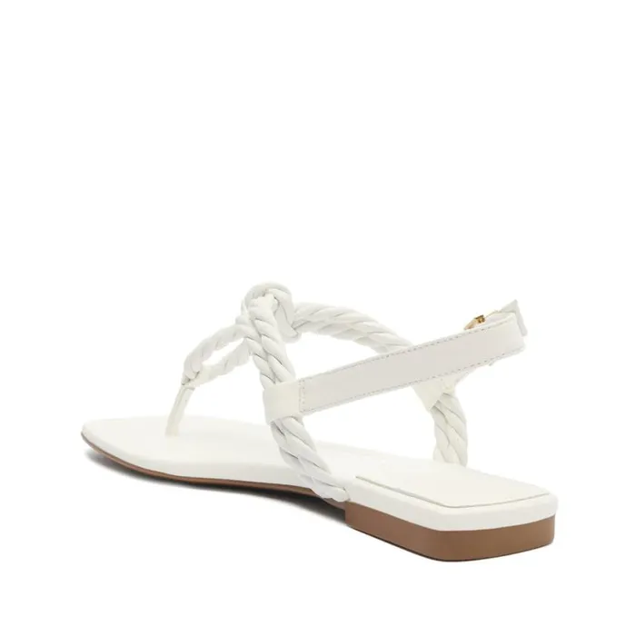 Schutz Shoes Flats Sage Flat Sandal White 8211 Women